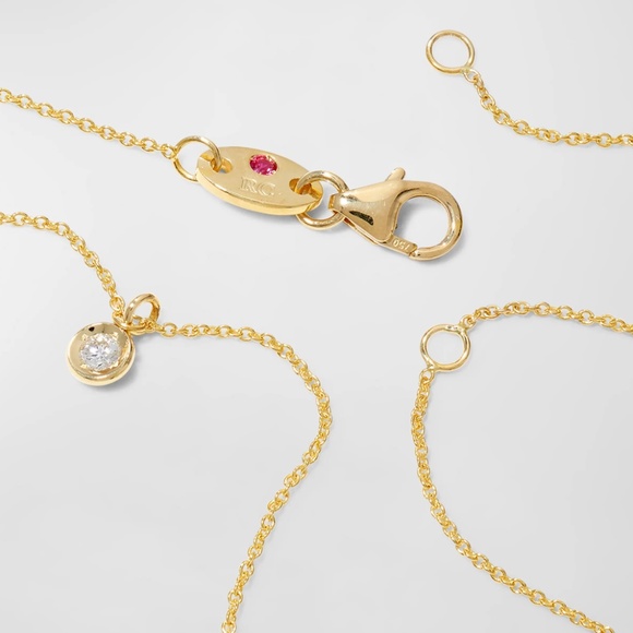 Roberto Coin 18K Yellow Gold Seven-Station Diamond Necklace - Picture 4 of 15